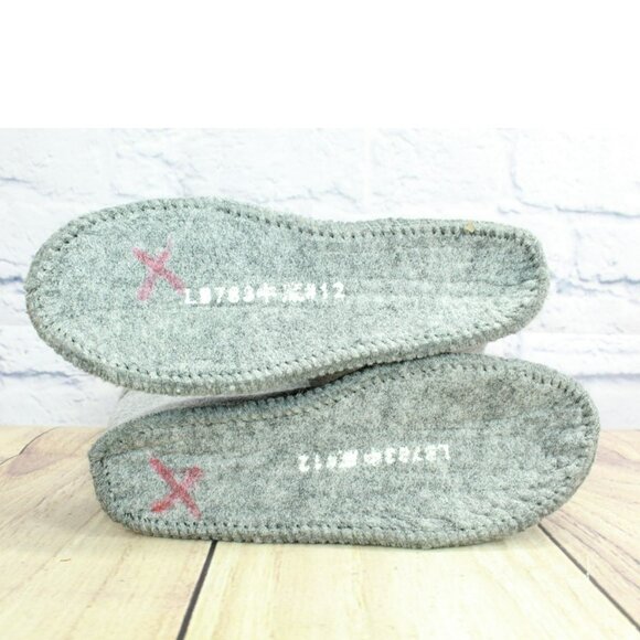 LL Bean Gray Wool Warm Replacement Boot Liner Inserts Size 12 - Picture 8 of 8